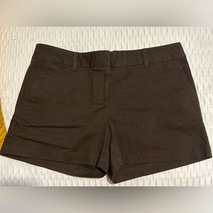 NWT- Ann Taylor Chocolate/Coffee Brown Chino Shorts -size 4
